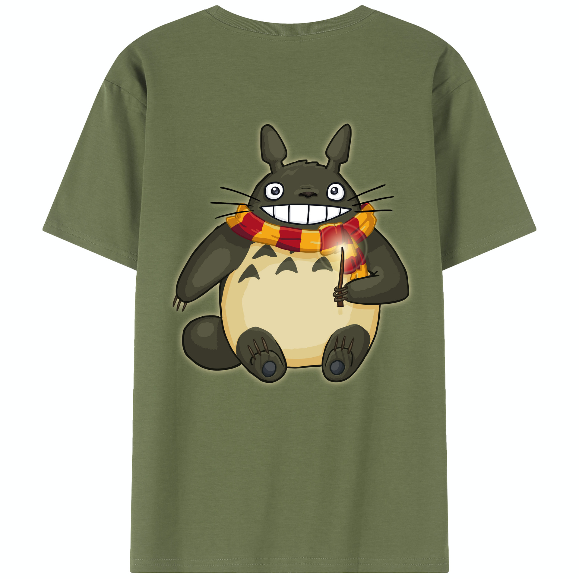 （画像用） となりのトトロ 草壁メイ 草壁サツキ My Neighbor Totoro Satsuki Kusakabe Mei Kusakabe 綿100％半袖Tシャツ（背面プリント）